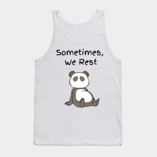 Resting Panda Tank Top